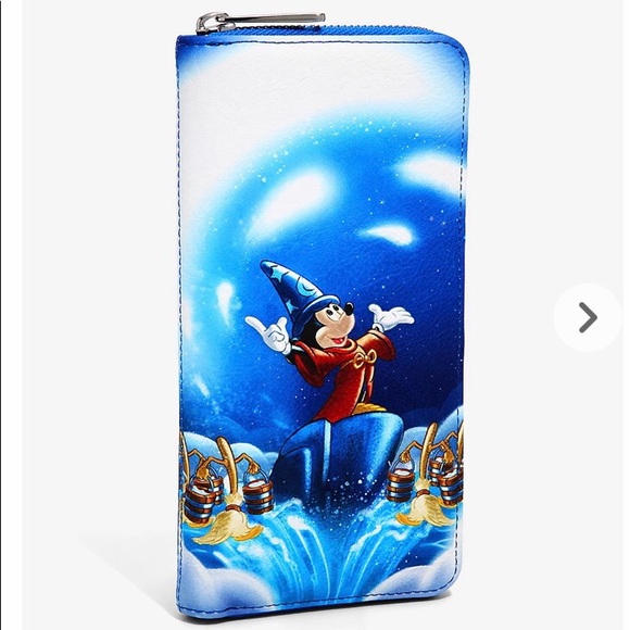 Loungefly Handbags - Loungefly Fantasia Sorcerer Mickey Mouse Wallet